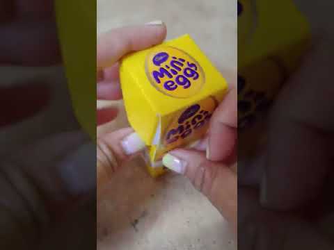 Cadbury Milk Chocolate Eggs with a Crisp Candy Shell | Cadbury Mini Eggs Carton #shorts