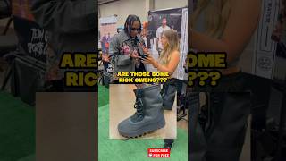 Are You A Fan Of Rick Owens Boots? 👀😂