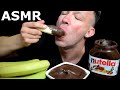 NUTELLA BANANAS ASMR MUKBANG BINGE EATING SHOW NO TALKING