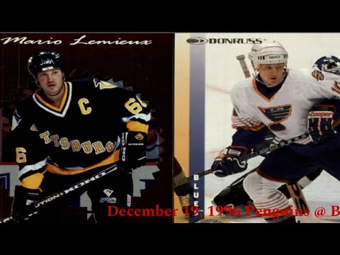 December 19, 1996 Pittsburgh Penguins VS St. Louis Blues Full Game