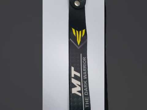 25 Mm YAMAHA MT Satin Keychain With Carbiner And Flat Challa Ring