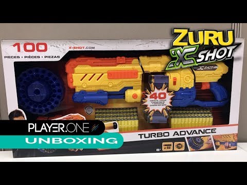 Player.One Unboxes Zuru X-Shot Turbo Advance Dart Gun
