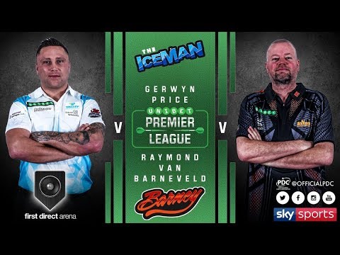 2018 Premier League of Darts Week 5 Price vs van Barneveld