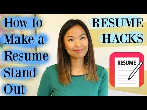 Resume Hacks How to Make a Resume Stand Out