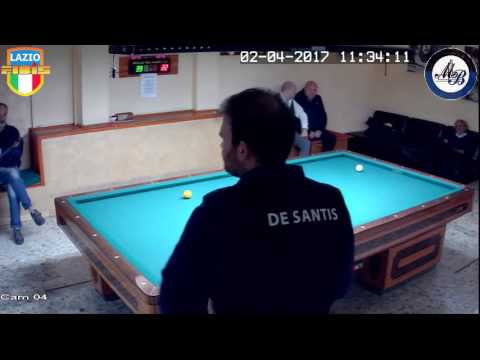 Cestra vs De Santis 2 Cat - 3ªProva Camp.Regionale - CSB Martino's Billiards(LT) 1/2Apr2017