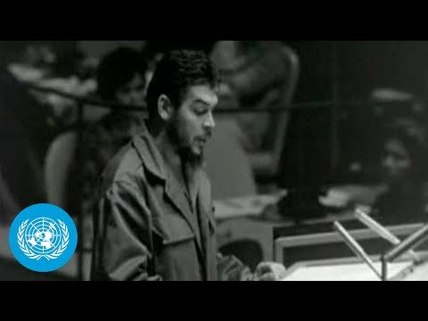 , title : 'Statement by Mr. Che Guevara (Cuba) before the United Nations General Assembly on 11 December 1964'
