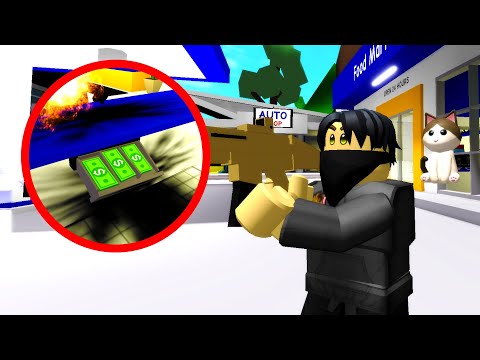 Roblox Brookhaven 🏡RP HOW TO ROB ALL STORES (New Robbery Update)