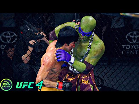 UFC 4 | Bruce Lee VS Teenage Mutant Ninja Turtle |  EA SPORTS UFC 4