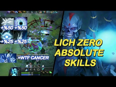 Dota 2 - New 7.23 Lich Pro Suport Skills Damage I intermediate Guide