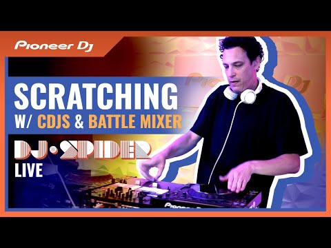 Scratching w/ CDJ-3000s & a DJM-S7 Battle Mixer | DJ Spider LIVE | Out of Office