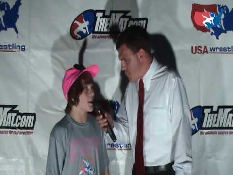 Cadet Greco-Roman 98 pound Champion Joseph McKenna of New Jersey