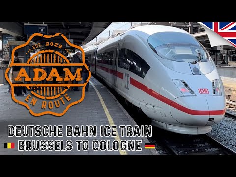 Deutsche Bahn DB ICE Train Brussels to Cologne 1st Class - English 🇬🇧
