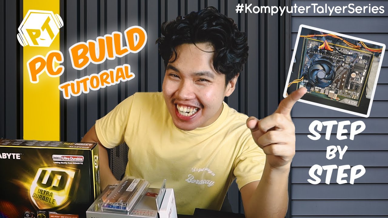 Step by Step AMD Ryzen PC Build Tutorial - Kompyuter Talyer Series for Office Use