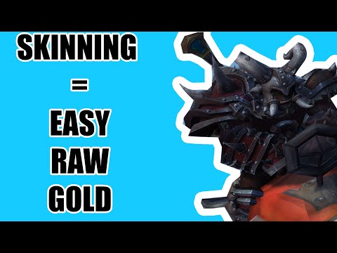 WoW 8.3 goldmaking BFA Skinning / Shimmerscale and Blood-stained bone farming, Atal'Dazar