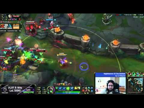 Imaqtpie loses his mind LOUD - League of Legends