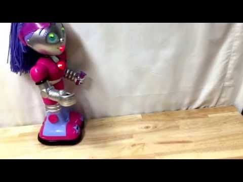 GIRLBOT PERSONAL ASSISTANT - REMOTE CONTROL VINTAGE ROBOT IN ACTION.