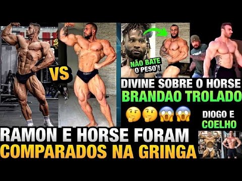 HORSE E RAMON SÃO COMPARADOS POR GRINGOS - DIVINE DIZ QUE HORSE NÃO BATE PESO - BRANDÃO FOI TROLADO