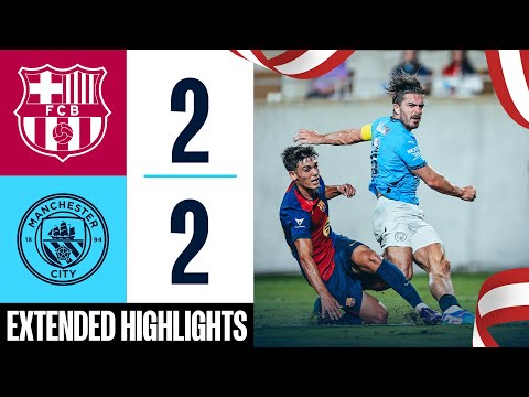 HIGHLIGHTS | BARCELONA 2-2 MAN CITY | Grealish, O'Reilly, Torre, Victor Goals!
