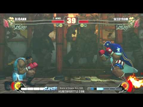 House of Cicada SF4 Tournament - LB3 - DJDann (BA) vs SeedyR0M (BA) 1/2