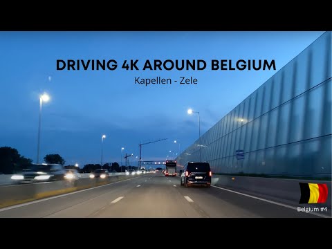 Driving 4K Around Belgium: from Kapellen, Antwerp to Zele, Waasland