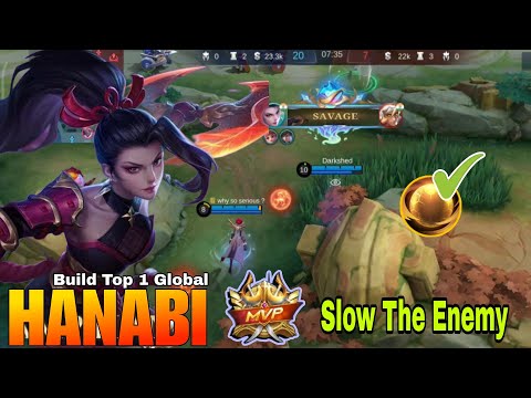 Hanabi Best Build and New Farming & Rotation 2023 Mobile Legends Build Top 1 Global Hanabi ~ MLBB