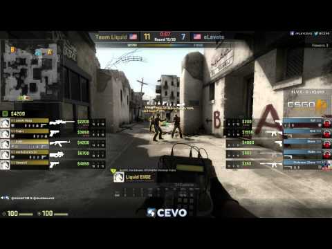eLevate vs Team Liquid Game 1 (CEVO-P CS:GO Season 7) - Misled & Dust