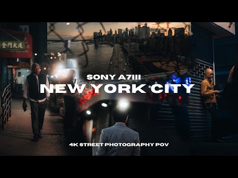 POV New York City Street Photography | Sony A7III (4K POV)