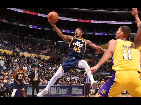 Donovan Mitchell Full Highlights at Lakers 2017.10.10 | 26 Pts, 5 Rebounds, 3 Assists