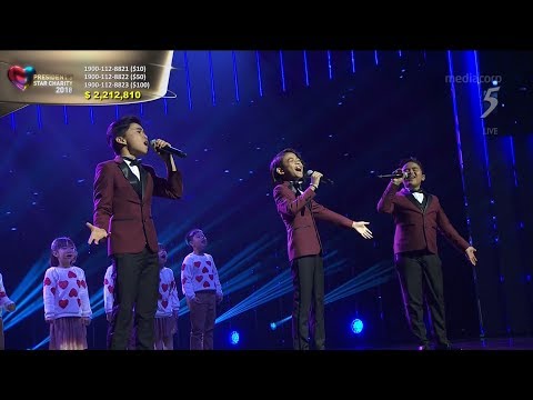 TNT Boys & Lorna Whiston Schools - Listen & Greatest Love of All (President's Star Charity 2018)