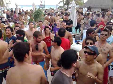 DJ Sydney Blu @ BPM Festival 2009 at Playa del Carmen