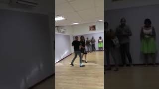 Didier La Candela et Fabienne Démo du Cours de Salsa à L’école de danse Liliane Bimont