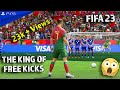 Ronaldo Free Kick Compilation - FIFA 23 | PS5