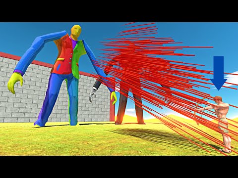 God Archer Pushes Monsters Into the Lava - Animal Revolt Battle Simulator