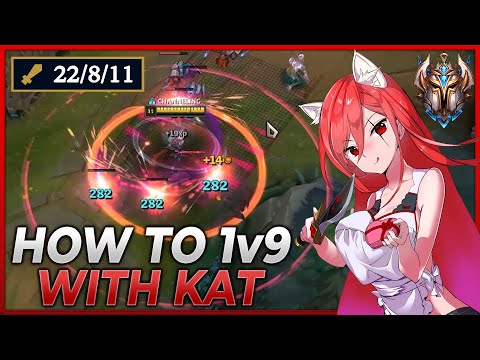 How to ABSOLUTELY 1v9 in Challenger with Katarina | Reppy