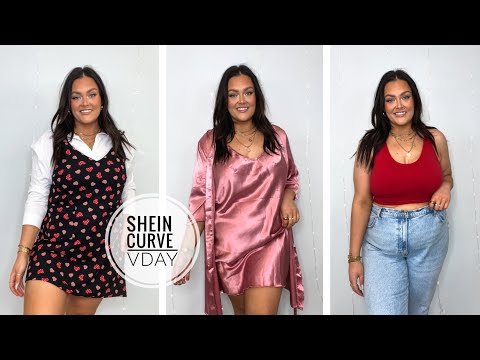 SHEIN CURVE | VALENTINES DAY | TRY ON HAUL | DRESSES,...