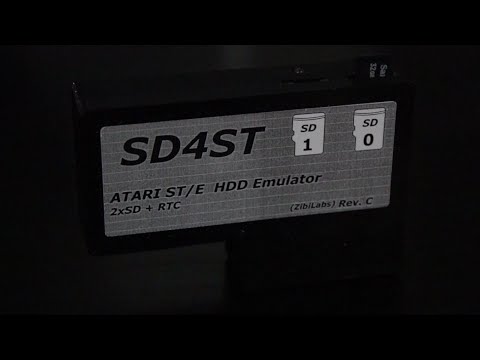SD4ST - SD hard drive device for the Atari ST