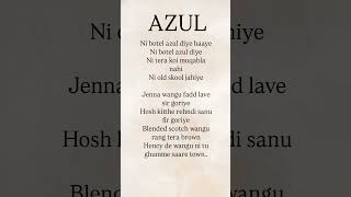 Download lagu AZUL - Guru Randhawa || #lyrics #music #azul @LyricsHub_18 mp3