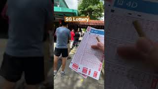 Trying our luck—#toto #4d @sg
