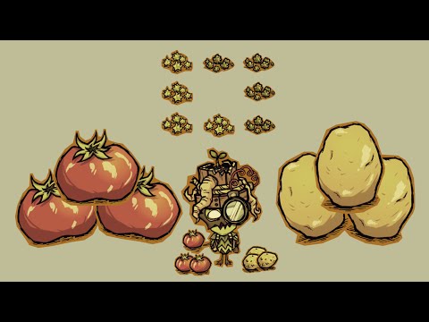 Don't Starve Together Guide Simple Autumn Farm!! Tomatoes and Potatoes!