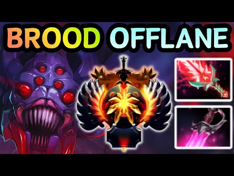 🔥 BROODMOTHER OFFLANE WEB CONTROL NO SAFE SPACE | DOTA 2 GAMEPLAY 🔥