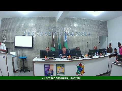 41ª SESSÃO ORDINÁRIA 16/07/2026 PEQUENO EXPEDIENTE, CÂMARA MUNICIPAL DE SIRIRI - SERGIPE