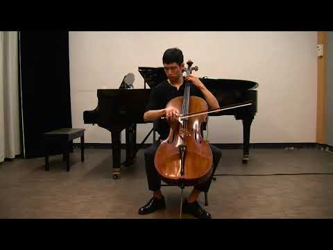 Gaspar Cassadó : Suite for violoncello solo III - Intermezzo e Danza Finale Cello | Uk Kim