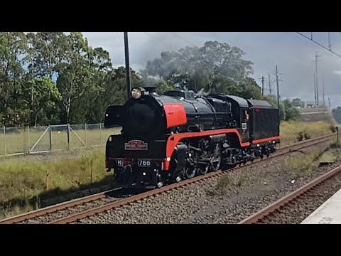 R766 Light Engine Run to Chullora Yards