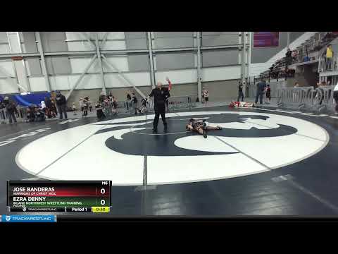 63 Lbs Cons. Round 5 - Ezra Denny, Inland Northwest Wrestling Training Center Vs Jose Banderas, Wa