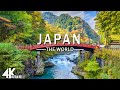 FLYING OVER JAPAN (4K UHD) - RELAXING MUSIC ALONG WITH BEAUT ..