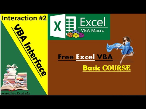 Excel VBA User Interface - Free Excel VBA Tutorial - Basic Course (2021) || Interaction #2