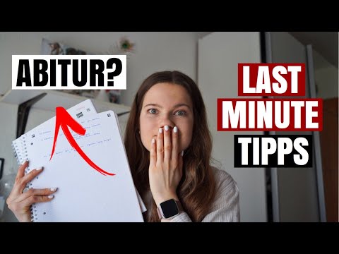 LAST MINUTE ABITUR TIPPS// ABI 2022