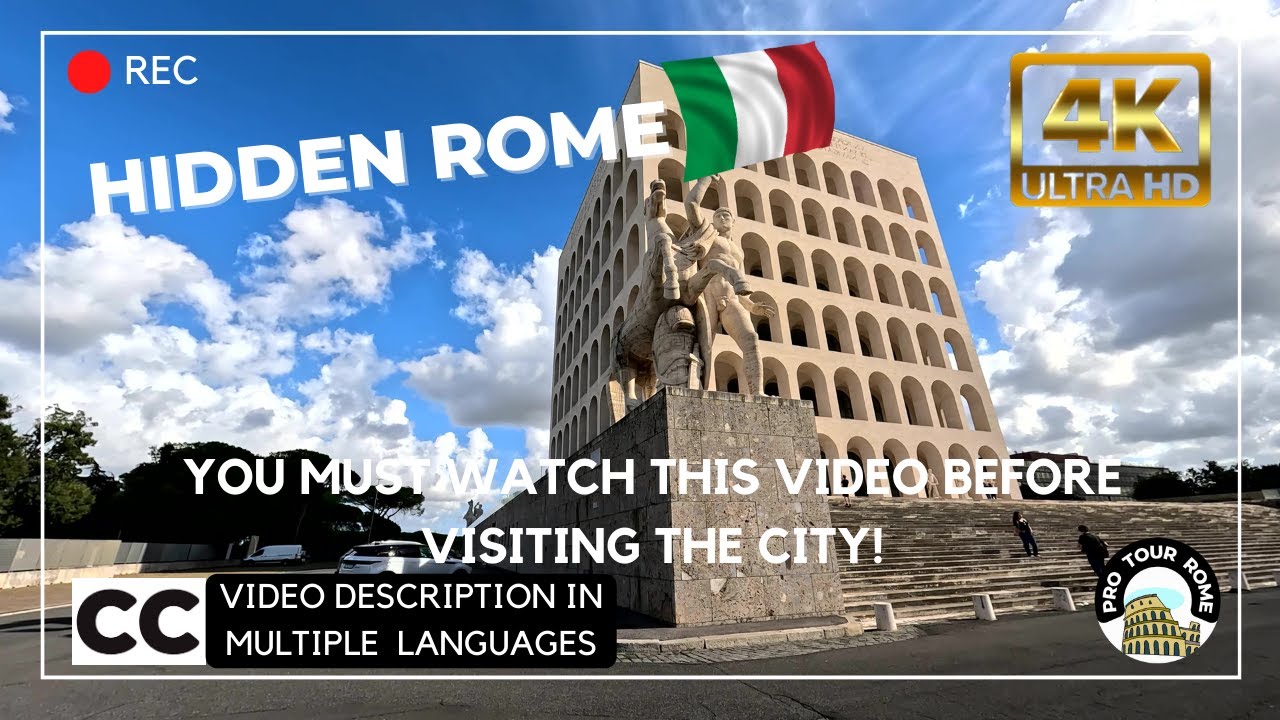 Embark on a virtual tour to Rome's EUR District in this captivating video!