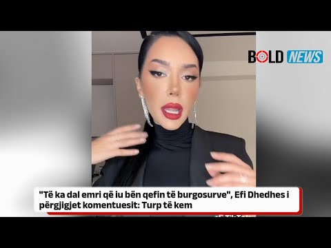 "Të ka dal emri që iu bën qefin të burgosurve", Efi Dhedhes i përgjigjet komentuesit: Turp të kem