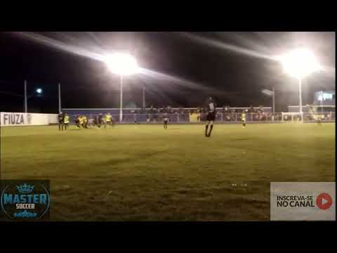 Belo Gol de Guina em cobrança de Falta, abrindo o placar (Barcelona x Tubarão)